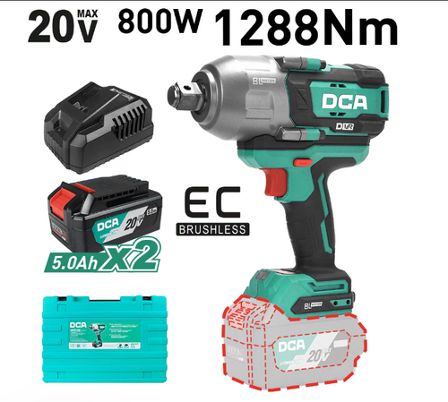 Llave de Impacto Inalámbrica BRUSHLESS 20V de 3/4” – Promoción Remate Bodega