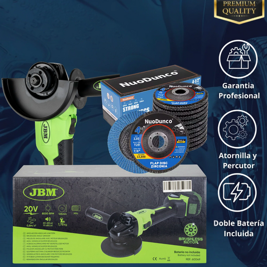 Kit Completo Pulidora JBM | Accesorios Incluidos