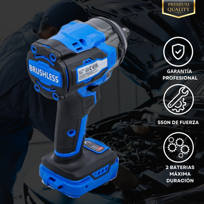 Pistola Percutor de Impacto a Batería [550NM] | Doble Batería