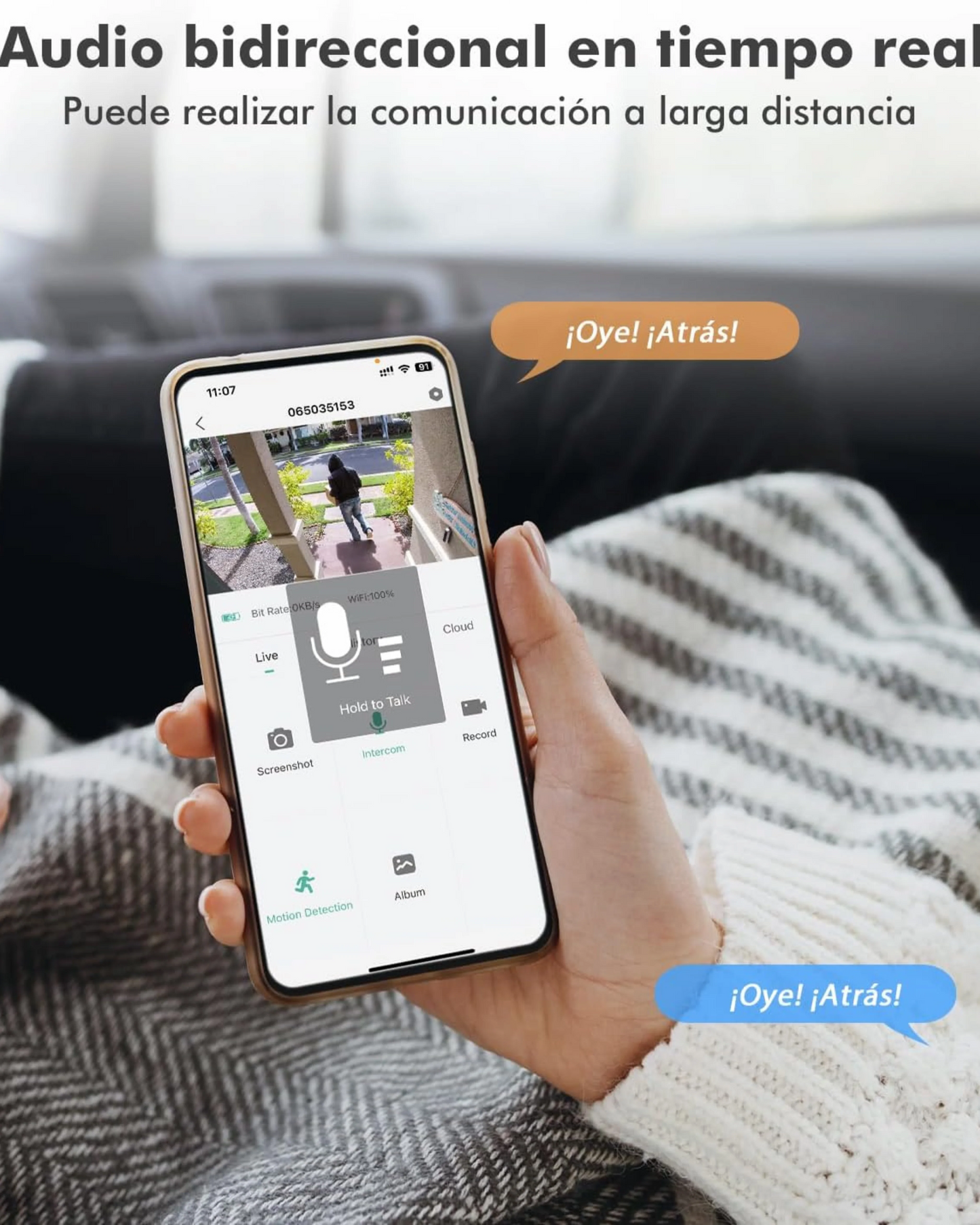 Cámara de Seguridad WhiteCam®️ | 360º 4K Control con Celular